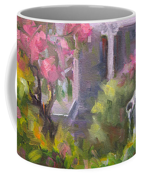 The Guardian - plein air lilac garden - Mug