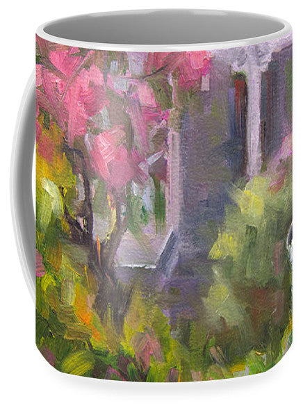 The Guardian - plein air lilac garden - Mug