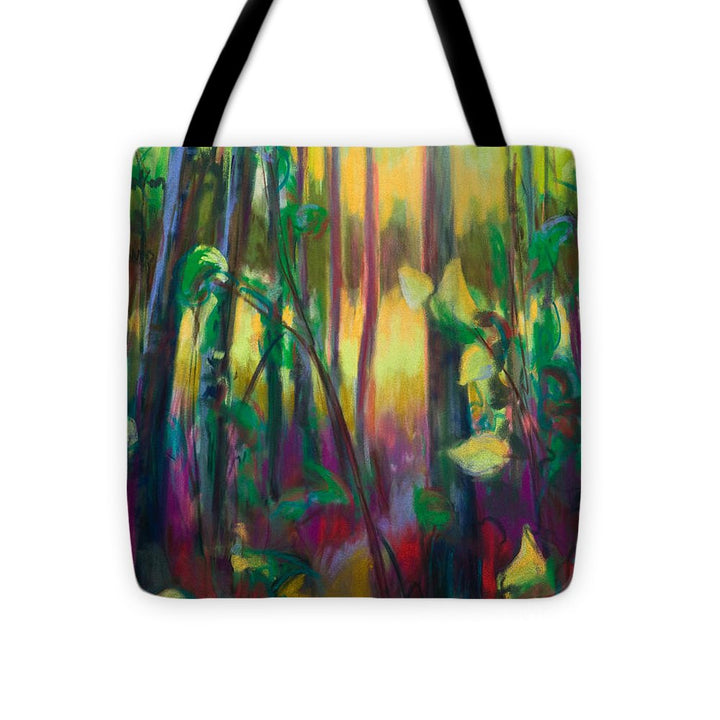 Unexpected Path - through the woods - Tote Bag