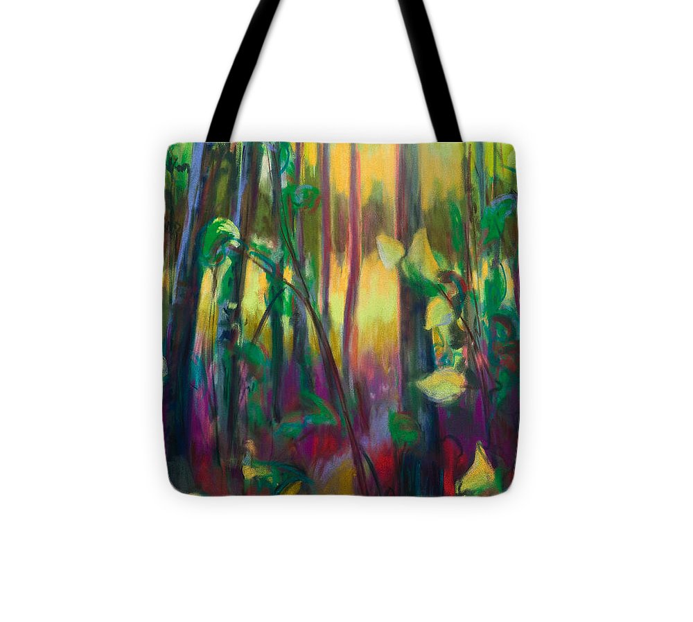 Unexpected Path - through the woods - Tote Bag