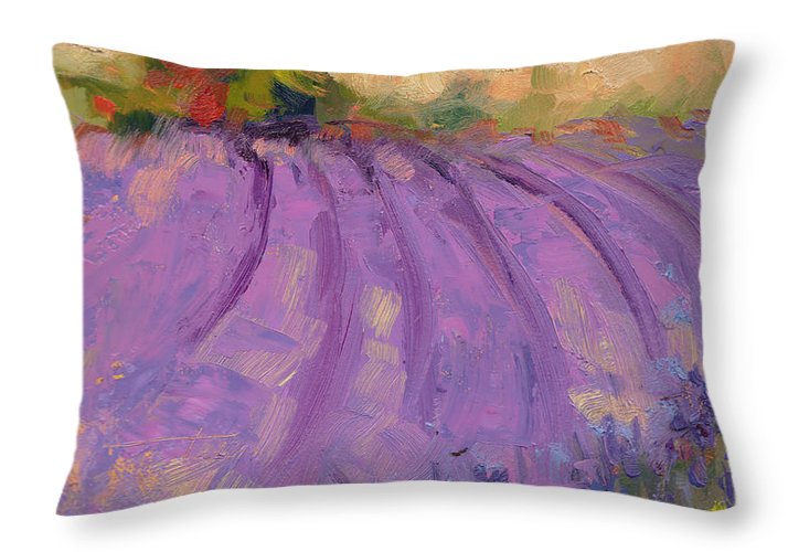 Wildrain Lavender Farm - Throw Pillow